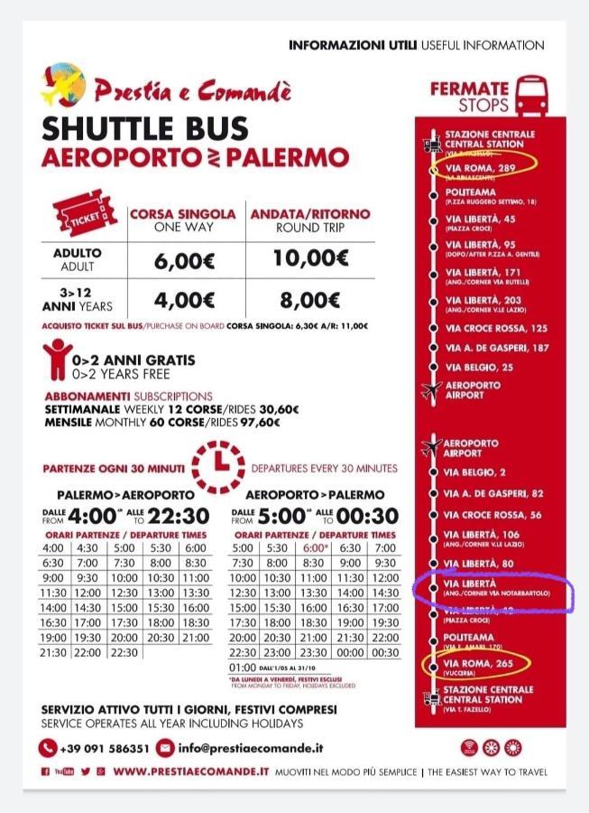 Le Stanze Di Irma Apartment Palermo Ngoại thất bức ảnh